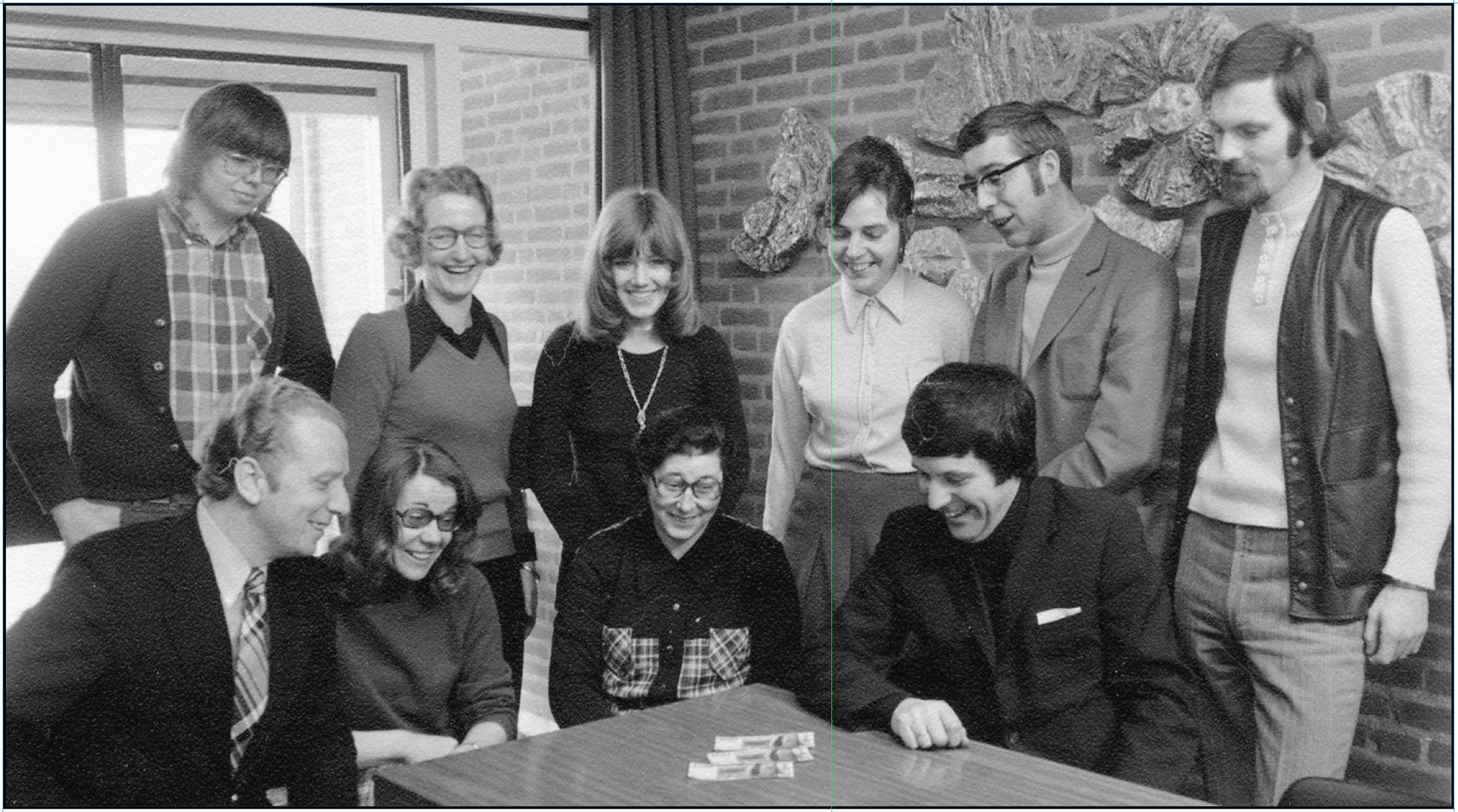 Het team van de Noorderschool 1972