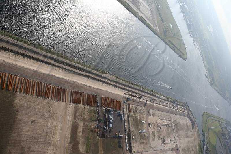 Aanleg kade Hoogtij Westzaan  04-10-2018